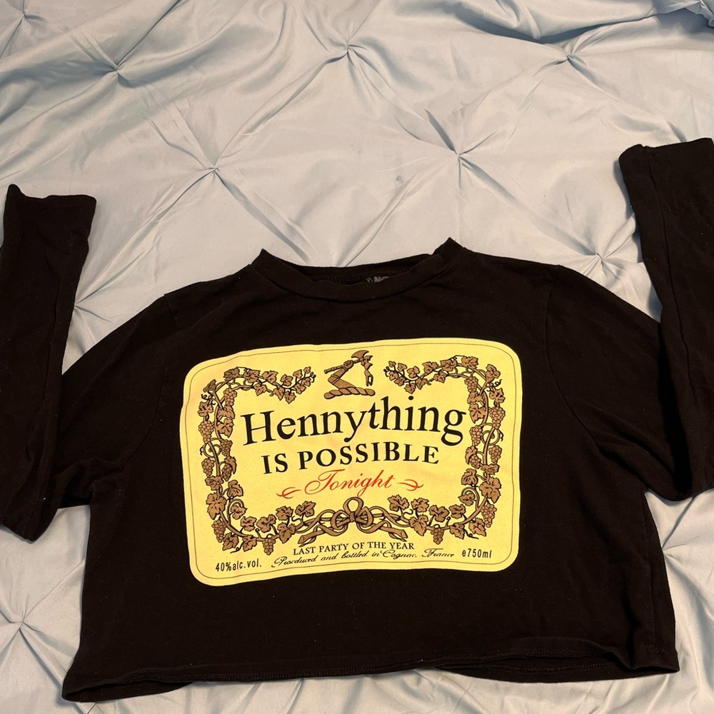 Henny Thing Is Possible Crop Shirt